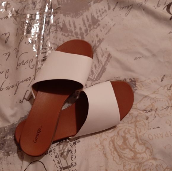 White sandals from Walmart! - Picture 1 of 2